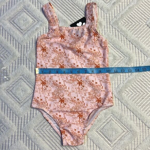 SPORT - Pink Toile Swimsuit - Picture 5 of 8